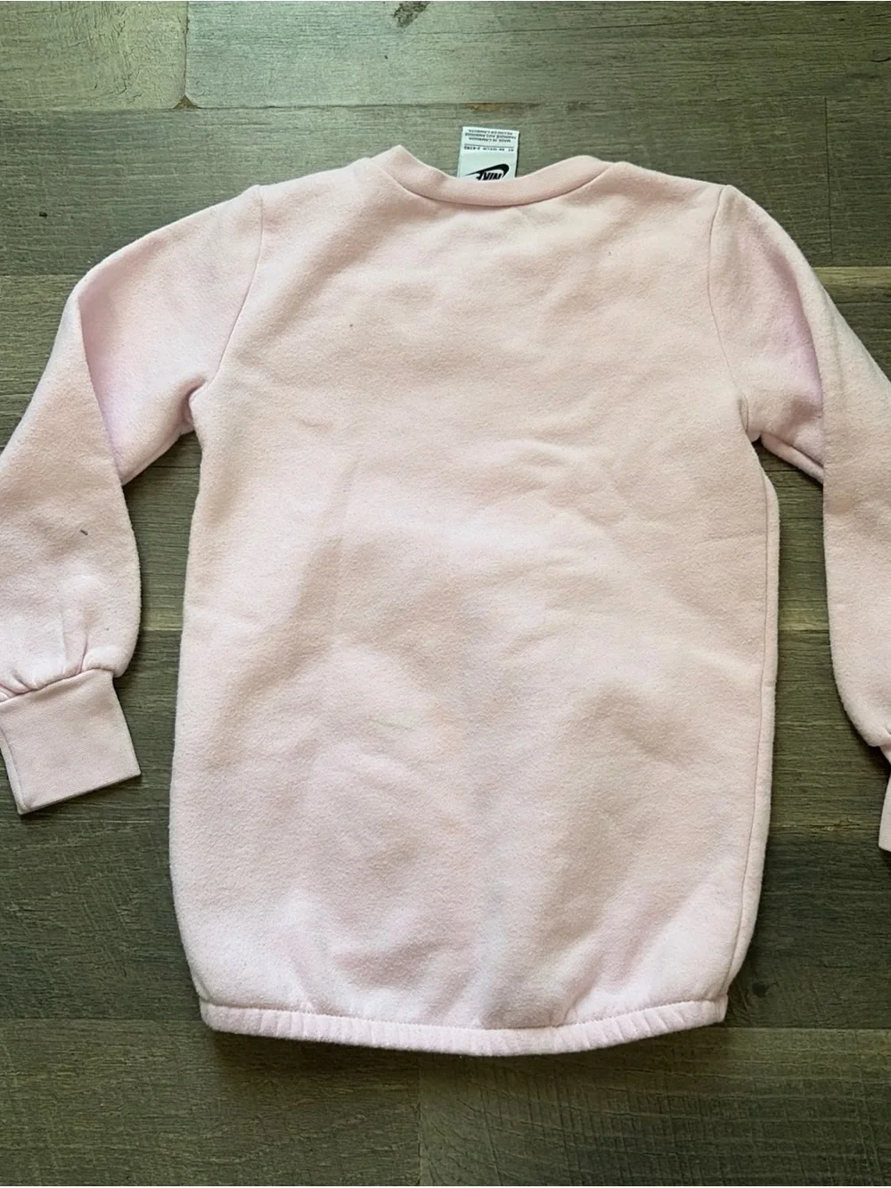 NIKE Sportswear Baby Girl's Crew Neck Baby Pink Size 4T